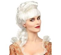 Noble white women's wig