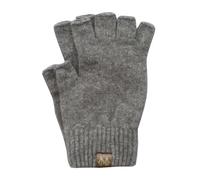 Noble Wilde, Possum Unisex Fingerless Gloves 40% Possum, 53% Wool, 7% Silk, Shale, M