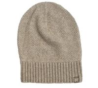 Noble Wilde, Possum Women's / Men's Baggie Beanie Hat, 40% Possum, 53% Wool, 7% Silk, Oyster, One Size