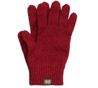 Noble Wilde, Possum Women's / Men's Finger Gloves, 40% Possum, 53% Wool, 7%, Poppy, Small