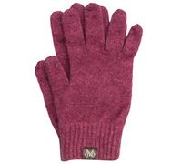 Noble Wilde, Possum Women's / Men's Finger Gloves, 40% Possum, 53% Wool, 7%, Rosa, Medium