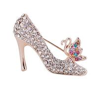 Noble Women's Brooches \U0026 Multi-coloured High Heel Shoes Shape Brooch All-Match Woman Jewellery Durable Service Ingenious Treatment