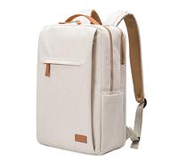 NOBLEMAN Men's Backpack, Laptop Backpack, Waterproof School Backpack, 15.6 Inch Laptop Backpack, Daypack, USB, Beige, 42X30X18, Causal