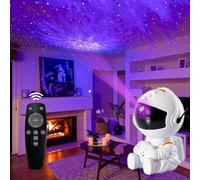 NobleNookich Astronaut Galaxy Projector with Remote, LED Light Source, 360° Rotation, Spaceman Light Projector for Bedroom, Kids & Adults, Best for Birthdays & Parties