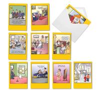 NobleWorks 20 Assorted Box Set Funny Thank You Greeting Cards w/5 x 7 Inch Envelopes (10 Designs, 2 Each) Wild For Whyatt AC6463TYG-B2x10