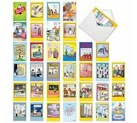 NobleWorks - 36 Assorted Funny Mixed Occasions Cards Box with Envelopes (36 Designs, 1 Each) Naughty Adult Humor Variety Pack for Men and Women - Favorite Toons Collection AC6740XXG-B1x36
