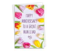NobleWorks - Funny Anniversary Card for Wife - Hilarious Spouse Greeting Notecard with Envelope, Heartfelt Love - Always Right