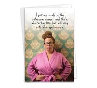 NobleWorks, Funny Birthday Greeting Card with 5 x 7 Inch Envelope (1 Card) Bday Little Liar C10840BDG