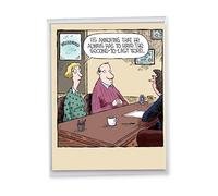 NobleWorks Humorous Happy Anniversary Card with Envelope (Large 8.5 x 11) Marriage Greeting Card for Husband, Wife - Second-to-Last Word J2612ANG