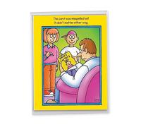 NobleWorks - Jumbo Fathers Day Card Funny (8.5 x 11 Inch) - Hilarious Greeting Notecard for Dads, Grandpa - Farters Day J0353