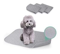 Nobleza 3 Pack Reusable Washable Puppy Pads, 60x45cm Medium Anti-slip Bottom Dog Training Pads, Super Absorbent Leak-proof Incontinence Pet Pee Wee Mat, Dog Toilet for Cat Rabbit