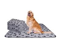Nobleza - 6 x Dog Blanket Cat Cushion Puppy Kitten Sleep Pad Mat Pet Bed Cover Washable Warm Soft Fluffy Fleece Blankets Grey 120 * 100cm