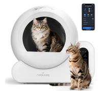 Nobleza Automatic Cat Litter Box, 70L Extra Large Self Cleaning Cat Litter Tray, App Control, Multi-Cat, Triple Deodorisation, Safety Sensors