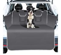 Nobleza Car Boot Protector for Dogs, Nonslip Waterproof Boot Liners Protector with Side & Bumper Protection, Universal Dog Car Seat Boot Cargo Cover for Cars, Truck and SUV, Grey