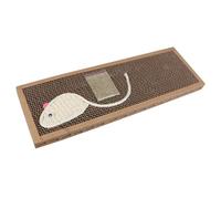 Nobleza - Cat Scratching Board with Sisal Play Kitten Scratch Corrugated Card Board with Free Catnip,(38 * 12.5 * 1.8) cm