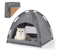 Nobleza Cat Tent Cat Cave Bed 2 in 1 Removable Double-Sided Cushion 40x40x36cm