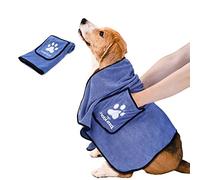 Nobleza Dog Bath Towel Super Absorbent Microfiber Pet Towels Quick Drying Bathrobe for Cat Doggy Large Size 106 x 66cm