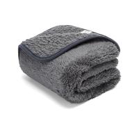 Nobleza Dog Blanket 120x100cm Fluffy Fleece Pet Blankets for Cat Puppy Washable Soft Warm Kitten Sleep Mat Bed Pad Grey