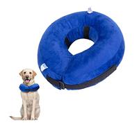 Nobleza Inflatable Dog Collar Dog Recovery Collar Inflatable Pet Protection Cover Collars Pet Neck Collars After Surgery Adjustable Pets Recovery Cone for Large Dogs and Cat, Blue