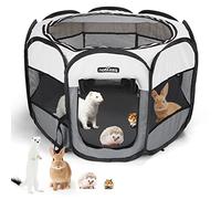 Nobleza Pet Playpen Portable Foldable Dog Cat Puppy Pen 24.4x24.4x17.7in