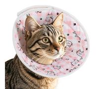 Nobleza Soft Recovery Cone Collar for Cats and Small Dogs - Post-Surgery Protection, Anti-Licking Neck Cone for Puppies and Kittens, Size S