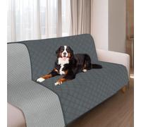 Nobleza Waterproof Dog Blanket, 178×76cm Washable Sofa Cover, Non-Slip Soft Pet Blankets for Dogs, Waterproof Sofa Protector for Couch Bed Furniture, Grey