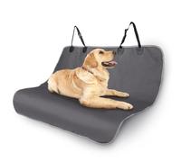 Nobleza Waterproof Nonslip Dog Car Seat Cover - Universal Boot Liner Protector for Back Seats, Durable Scratch Proof, 140 * 110CM, Grey