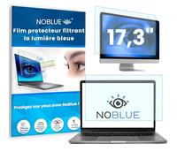 NOBLUE - Blue light filter for laptop, PC screen 16:9 - Anti blue light screen filter - For eye protection during computer work - without compromising image quality (17.3")