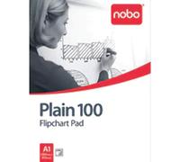 Nobo 100 Flipchart Pad 100 Sheets A1 Plain Ref 34633681 [Pack of 2]