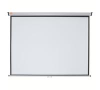 Nobo 16:10 Projection Screen Wall Mount Matt White Retractable Office Equipment