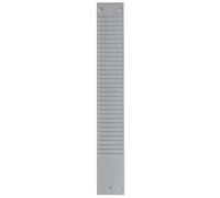 Nobo 1900394 Card Board Accessory Card Holder for Plug-in System, Index 3, Pack of 1, Grey