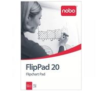 Nobo Flipchart Pad Plain 650x955mm 20 Sheets