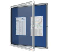 Nobo Premium Plus 6xa4 Sheets Felt Interior Display Case Blue