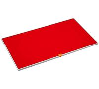 Nobo 1905310 32 Inch Widescreen Widescreen Red Felt Noticeboard