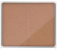 Nobo Premium Plus Cork Lockable Notice Board 15XA4