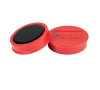 Nobo Whiteboard Magnets Red 2.5 kg Bearing Capacity 38 mm Pack of 10