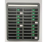 Nobo 355 38093 In/Out board with 20 name capacity, EACH