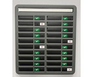 Nobo 355 38093 In/Out board with 20 name capacity, EACH