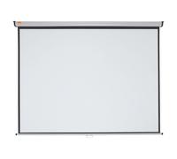 Nobo 4:3 Projection Screen Wall Mounted Matt White Retractable Office Equipment