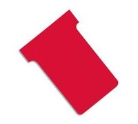 Nobo A50 T-Cards - Red (Pack of 100)
