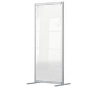 Nobo Premium Plus Clear Acrylic Protective Room Divider Screen Modular System 80