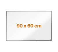 Nobo Magnetic Dry Wipe Whiteboard, 90x60 cm (WxH), Memo/Weekly Planner/Drawing Board with Silver Aluminum Frame for Office, Home & Classroom, Includes Pen Tray and Mounting Kit - Amazon Exclusive