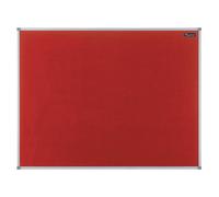Nobo Basic Fixed bulletin board Red Felt