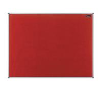Nobo Basic insert notice board Red Aluminium