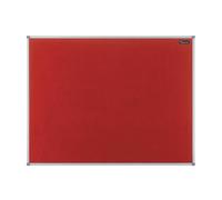Nobo Basic insert notice board Red Aluminium