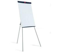 Nobo Basic Melamine Tripod Easel (Height Adjustable, Suitable for Flip Charts), White