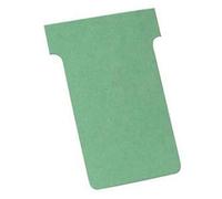 Nobo Board Accessory, T-Cards in Blister Pack, Size 2, Pack of 100, Green