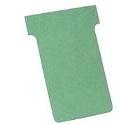 Nobo Board Accessory, T-Cards in Blister Pack, Size 3, Pack of 100, Green Green