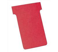 Nobo Board Accessory, T-Cards in Blister Pack, Size 3, Pack of 100, Green red