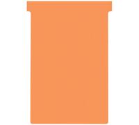 Nobo T-Cards Size 4 Pack of 100 Orange 2004009
